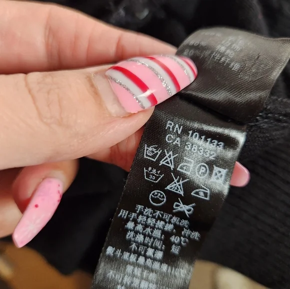 ERMENEGILDO ZEGNA 100% Wool Black Long Sleeve Full Zip Sweater Mens Size Medium - Picture 9 of 11